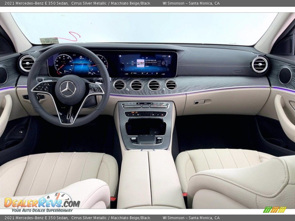 2021 Mercedes-Benz E 350 Sedan Cirrus Silver Metallic / Macchiato Beige/Black Photo #6