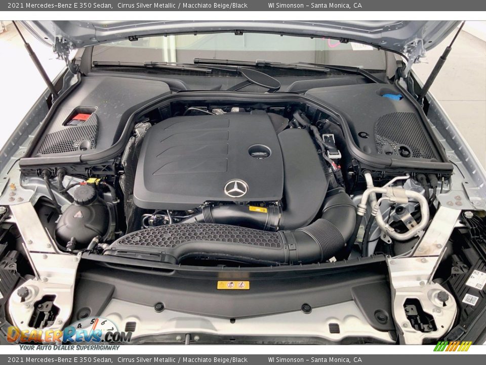 2021 Mercedes-Benz E 350 Sedan Cirrus Silver Metallic / Macchiato Beige/Black Photo #9