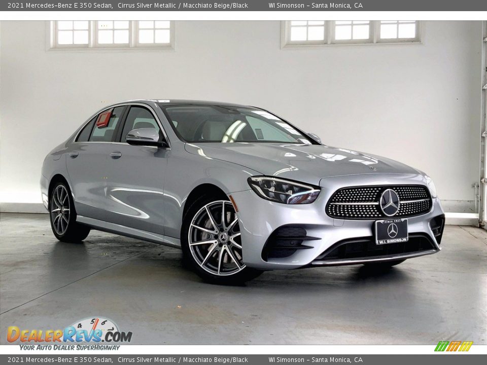2021 Mercedes-Benz E 350 Sedan Cirrus Silver Metallic / Macchiato Beige/Black Photo #12