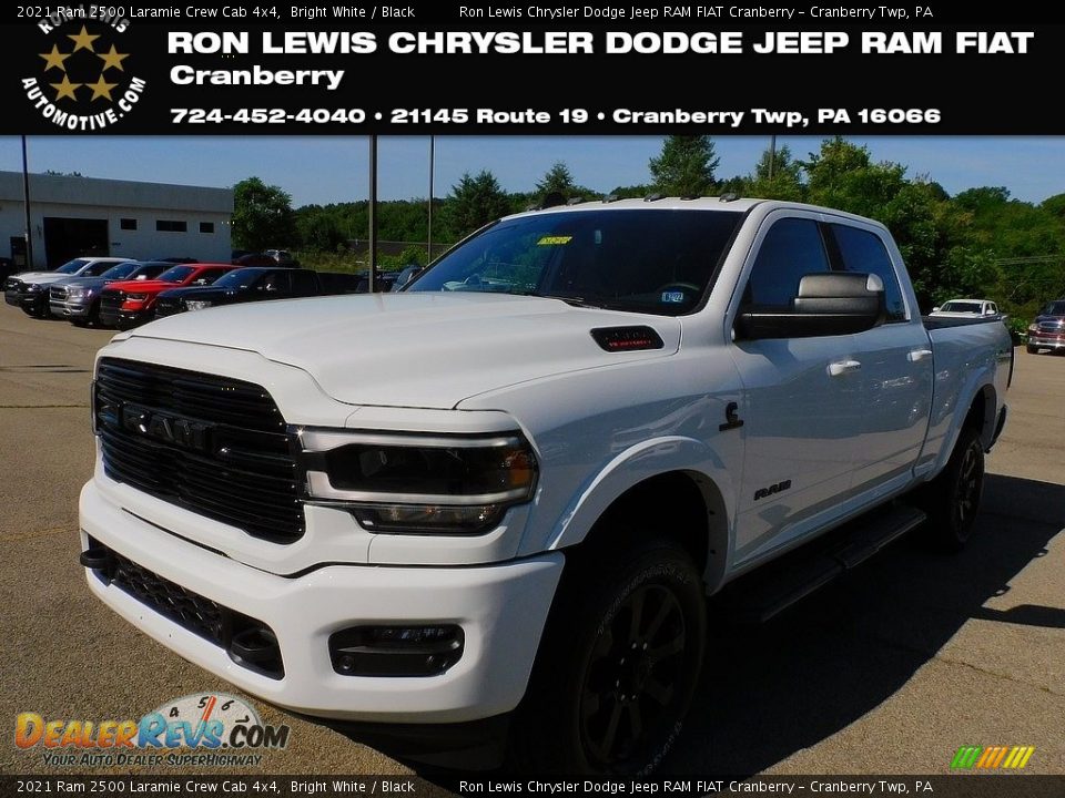 2021 Ram 2500 Laramie Crew Cab 4x4 Bright White / Black Photo #1