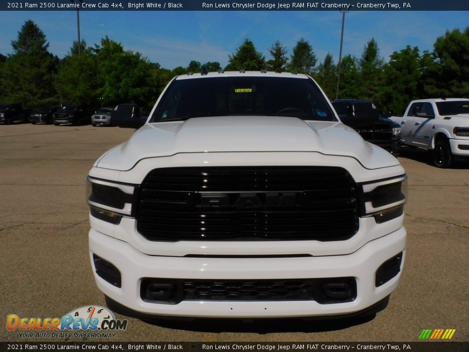 2021 Ram 2500 Laramie Crew Cab 4x4 Bright White / Black Photo #2