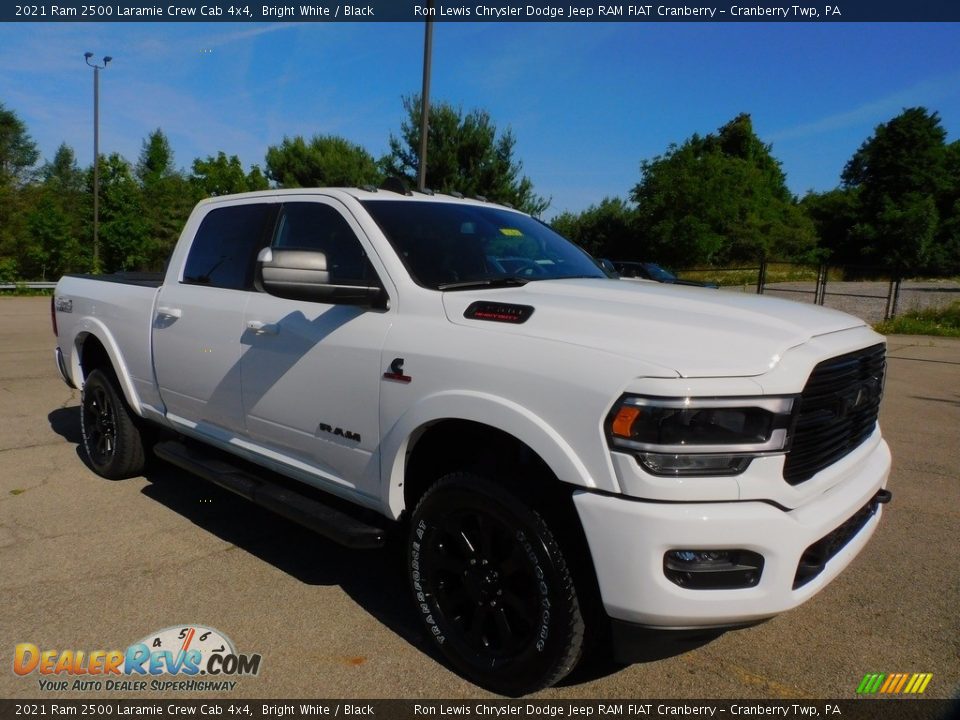 2021 Ram 2500 Laramie Crew Cab 4x4 Bright White / Black Photo #3