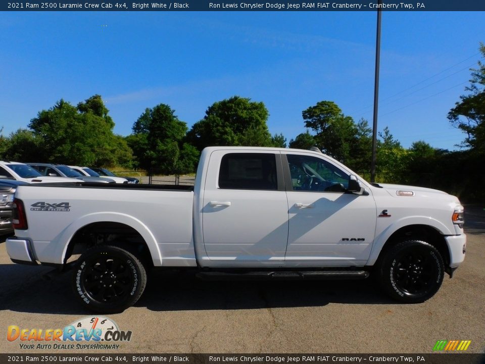 2021 Ram 2500 Laramie Crew Cab 4x4 Bright White / Black Photo #4