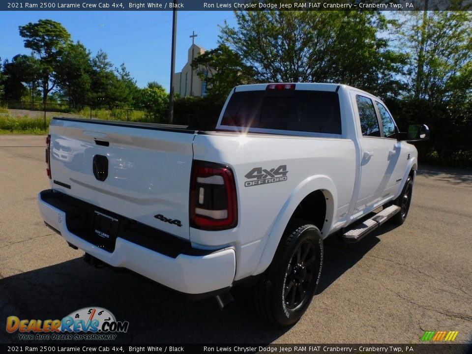 2021 Ram 2500 Laramie Crew Cab 4x4 Bright White / Black Photo #5