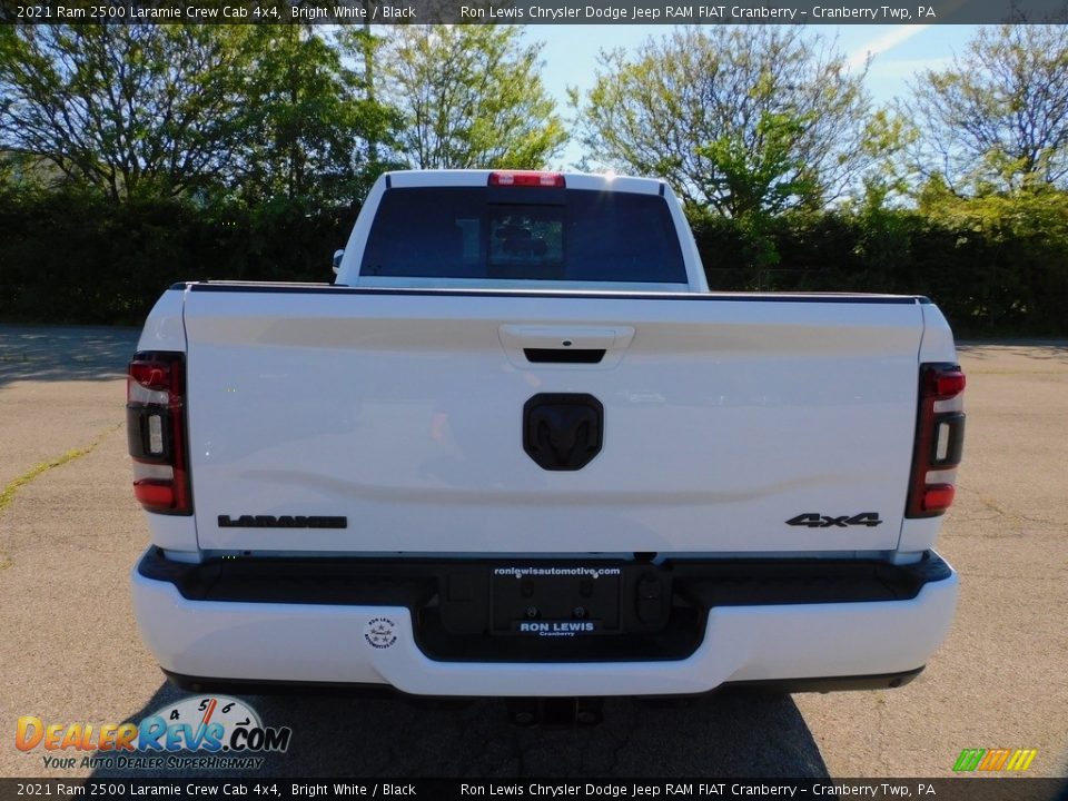 2021 Ram 2500 Laramie Crew Cab 4x4 Bright White / Black Photo #6