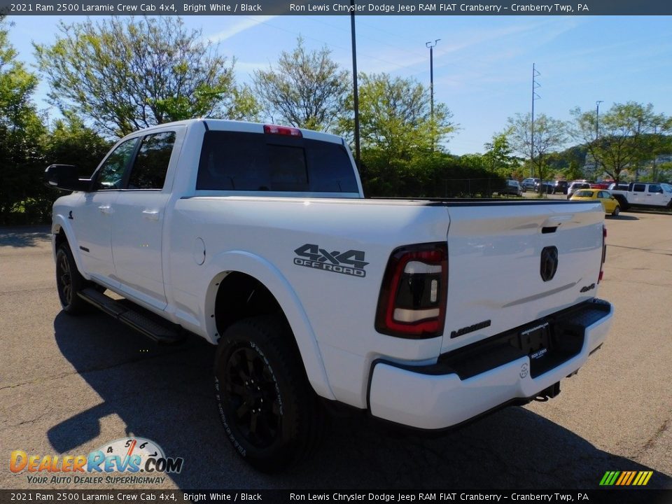 2021 Ram 2500 Laramie Crew Cab 4x4 Bright White / Black Photo #8