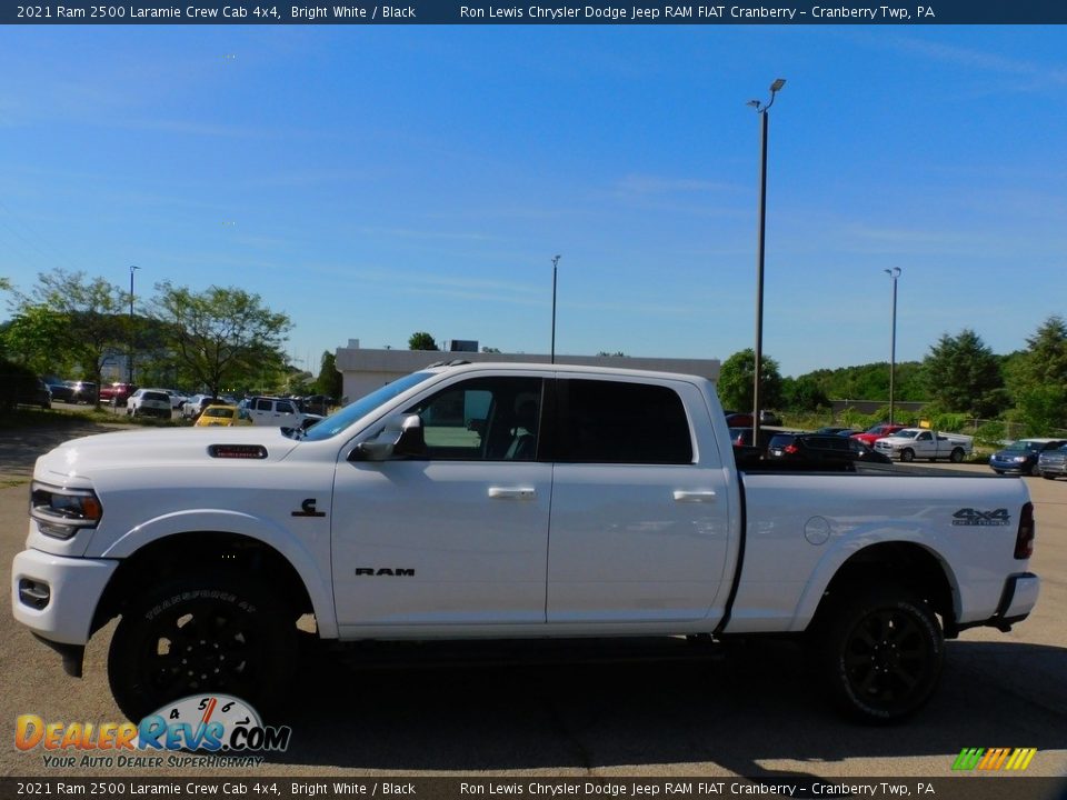 2021 Ram 2500 Laramie Crew Cab 4x4 Bright White / Black Photo #9