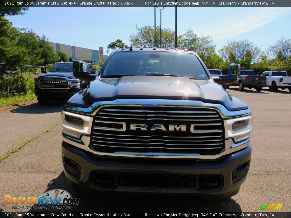 2021 Ram 3500 Laramie Crew Cab 4x4 Granite Crystal Metallic / Black Photo #2