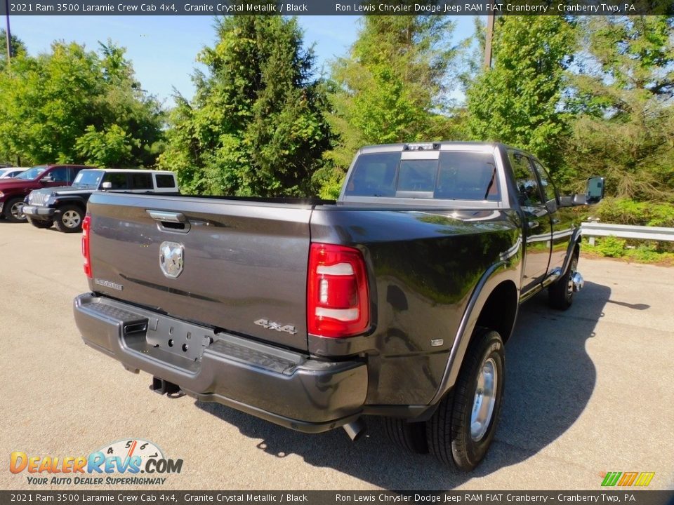 2021 Ram 3500 Laramie Crew Cab 4x4 Granite Crystal Metallic / Black Photo #5