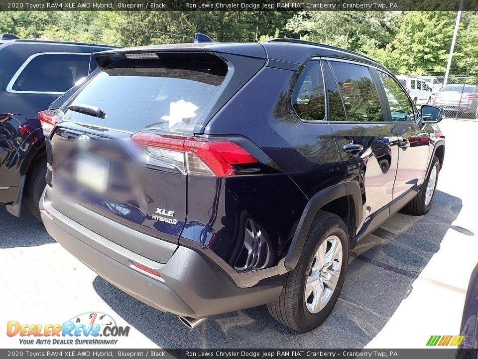 2020 Toyota RAV4 XLE AWD Hybrid Blueprint / Black Photo #3