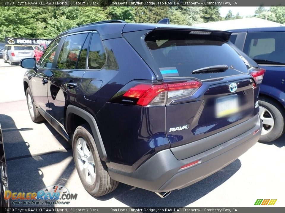 2020 Toyota RAV4 XLE AWD Hybrid Blueprint / Black Photo #4