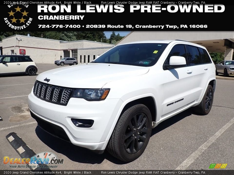 2020 Jeep Grand Cherokee Altitude 4x4 Bright White / Black Photo #1