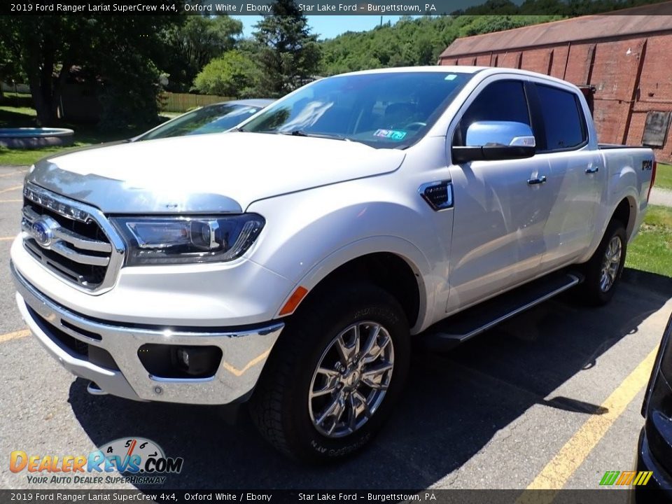 2019 Ford Ranger Lariat SuperCrew 4x4 Oxford White / Ebony Photo #1