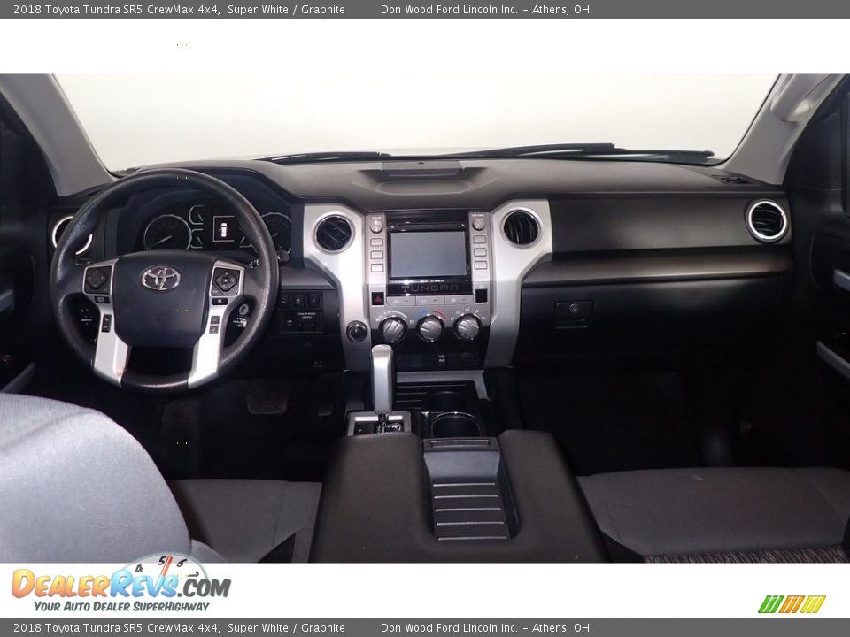 2018 Toyota Tundra SR5 CrewMax 4x4 Super White / Graphite Photo #23