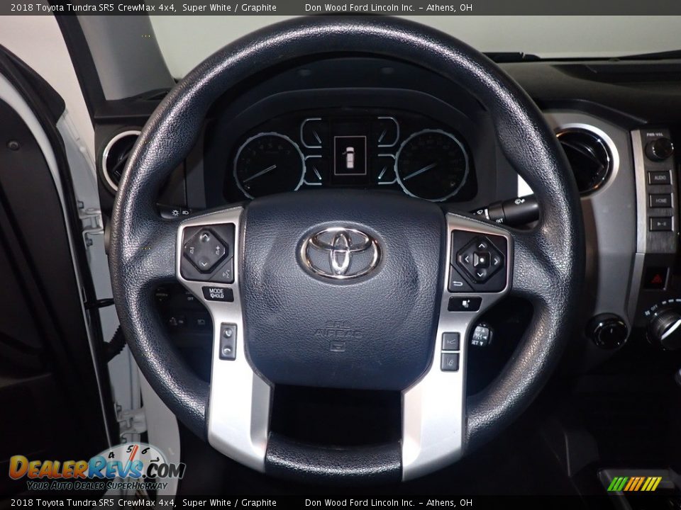 2018 Toyota Tundra SR5 CrewMax 4x4 Super White / Graphite Photo #26