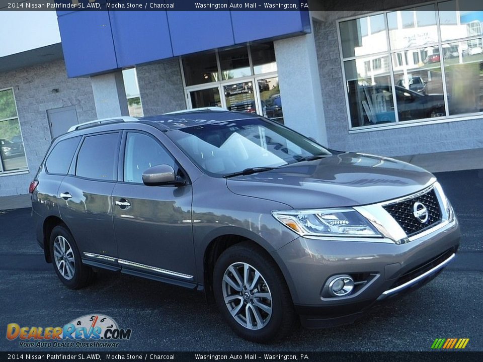 2014 Nissan Pathfinder SL AWD Mocha Stone / Charcoal Photo #1