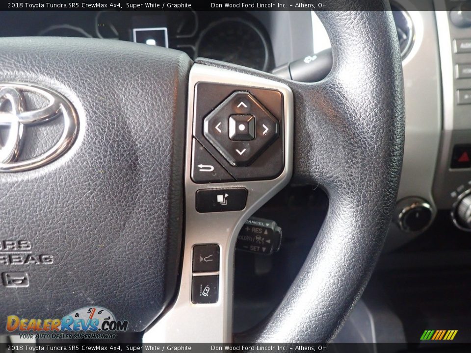 2018 Toyota Tundra SR5 CrewMax 4x4 Super White / Graphite Photo #29