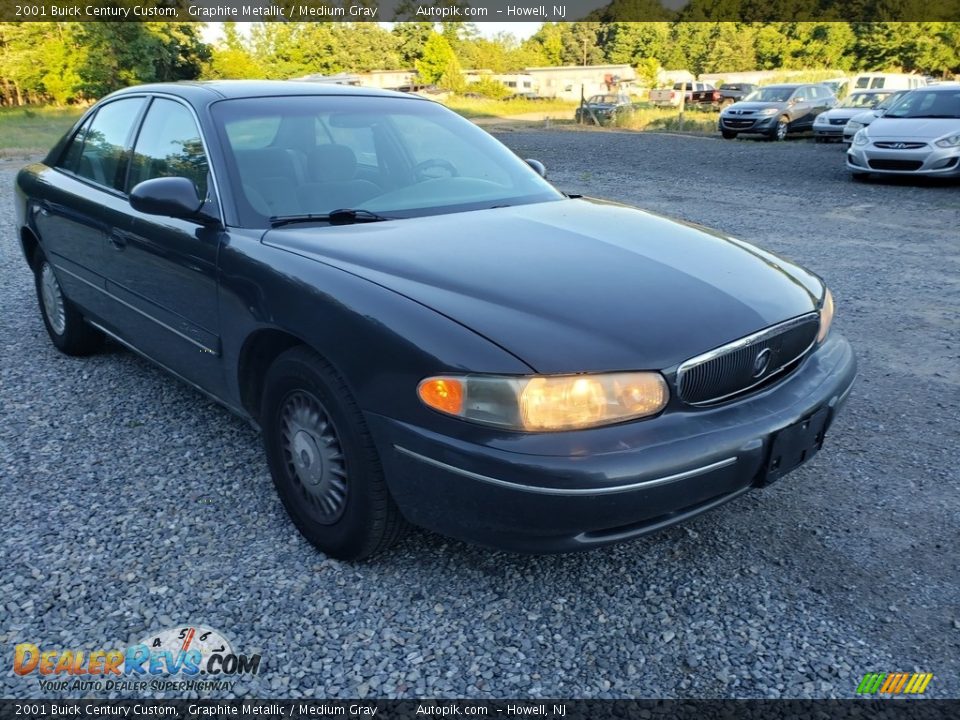 2001 Buick Century Custom Graphite Metallic / Medium Gray Photo #1