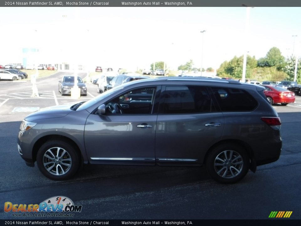 2014 Nissan Pathfinder SL AWD Mocha Stone / Charcoal Photo #6