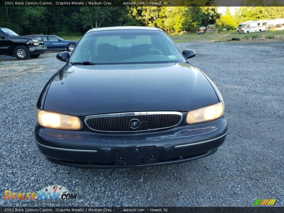 2001 Buick Century Custom Graphite Metallic / Medium Gray Photo #2