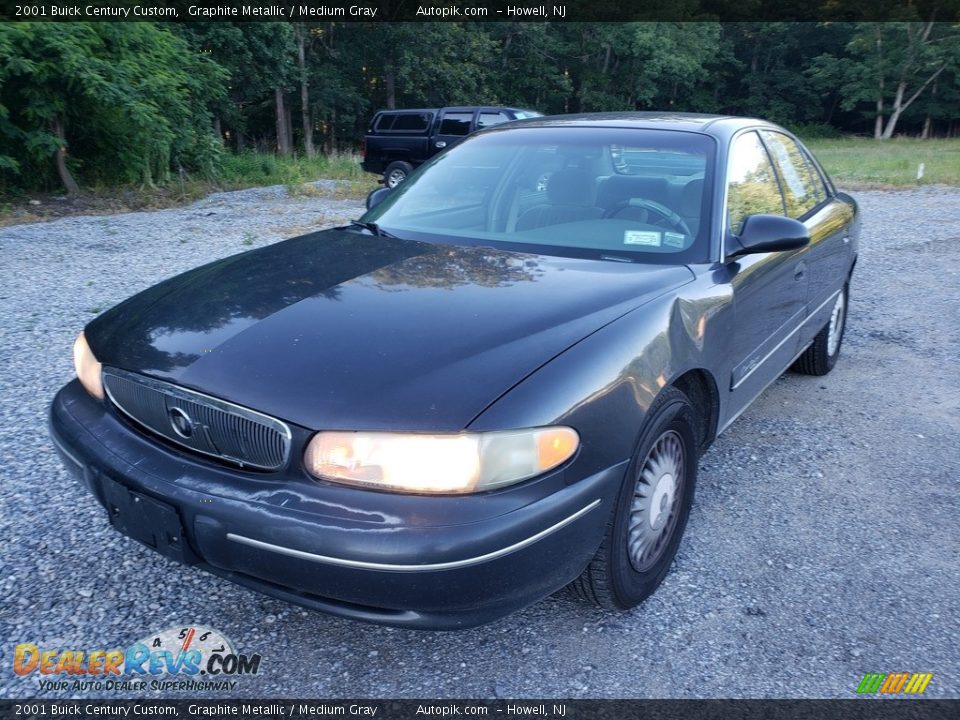 2001 Buick Century Custom Graphite Metallic / Medium Gray Photo #3