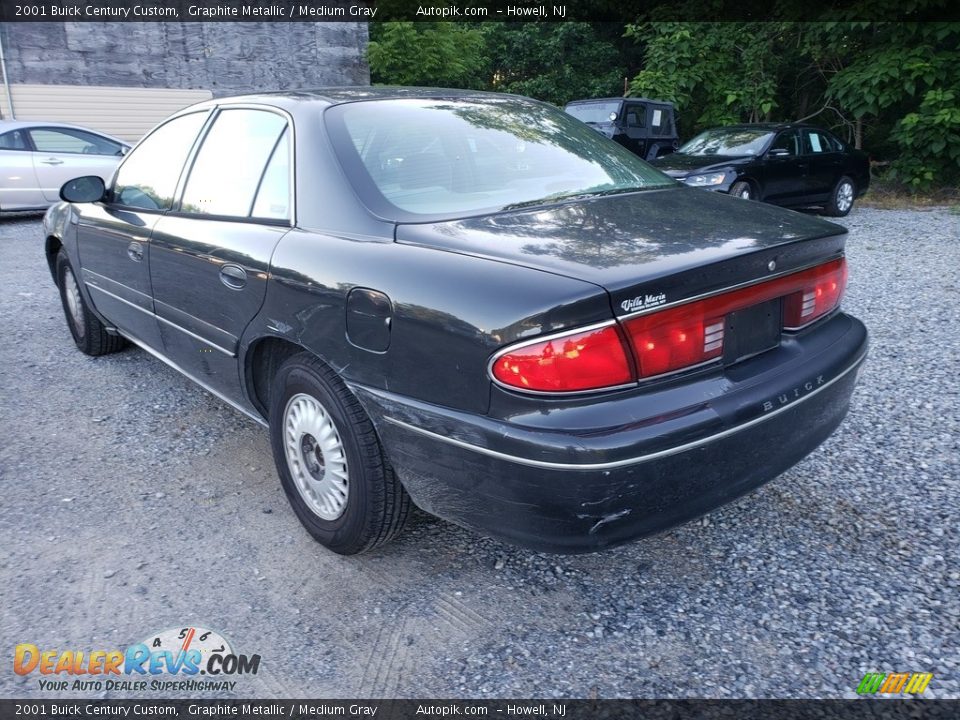 2001 Buick Century Custom Graphite Metallic / Medium Gray Photo #5