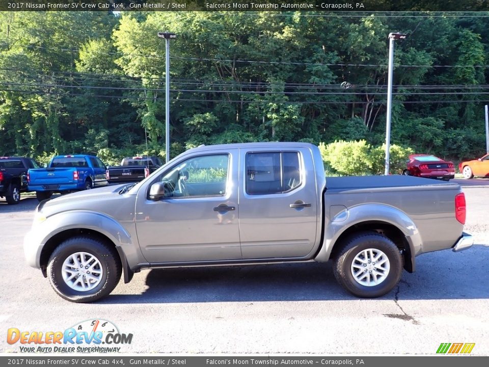 2017 Nissan Frontier SV Crew Cab 4x4 Gun Metallic / Steel Photo #5