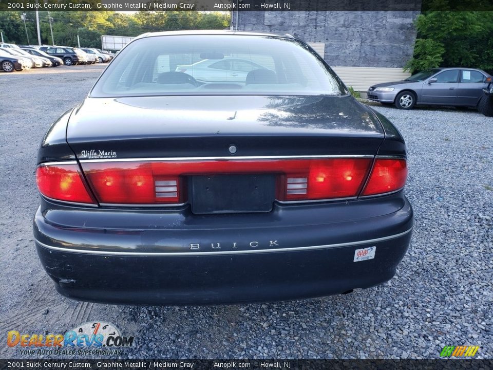 2001 Buick Century Custom Graphite Metallic / Medium Gray Photo #6