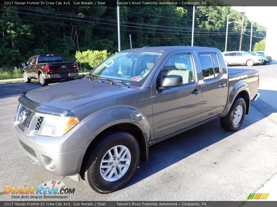 2017 Nissan Frontier SV Crew Cab 4x4 Gun Metallic / Steel Photo #6