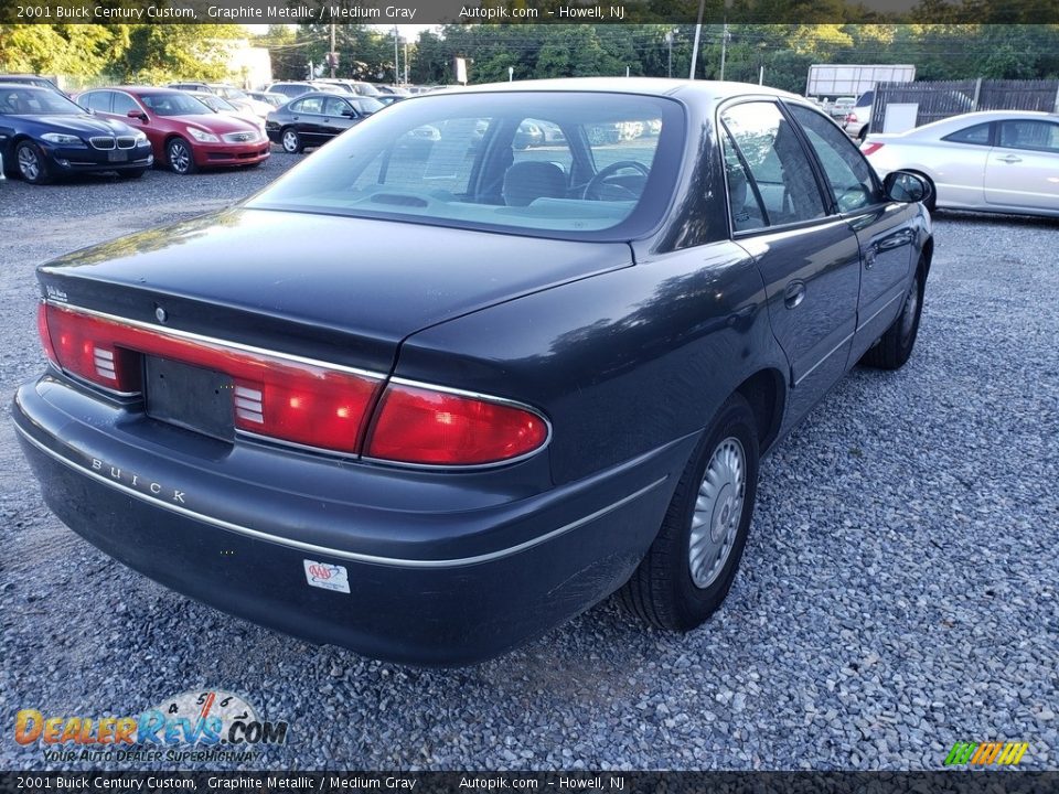 2001 Buick Century Custom Graphite Metallic / Medium Gray Photo #7