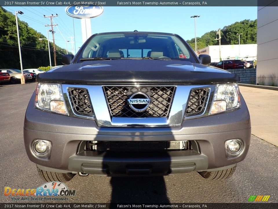 2017 Nissan Frontier SV Crew Cab 4x4 Gun Metallic / Steel Photo #7