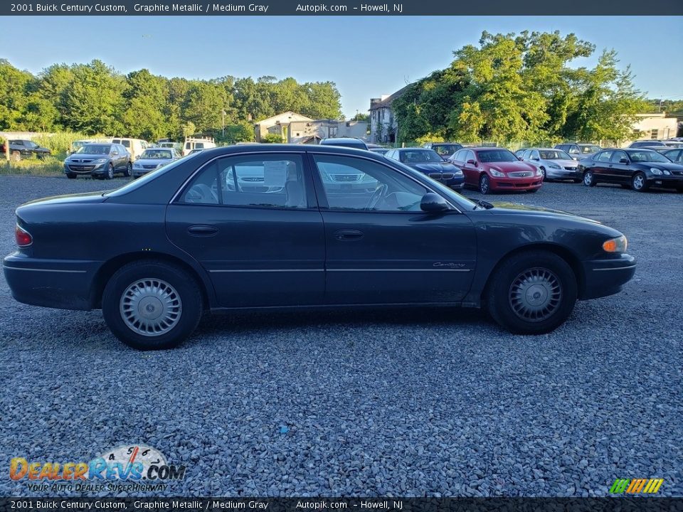 2001 Buick Century Custom Graphite Metallic / Medium Gray Photo #8