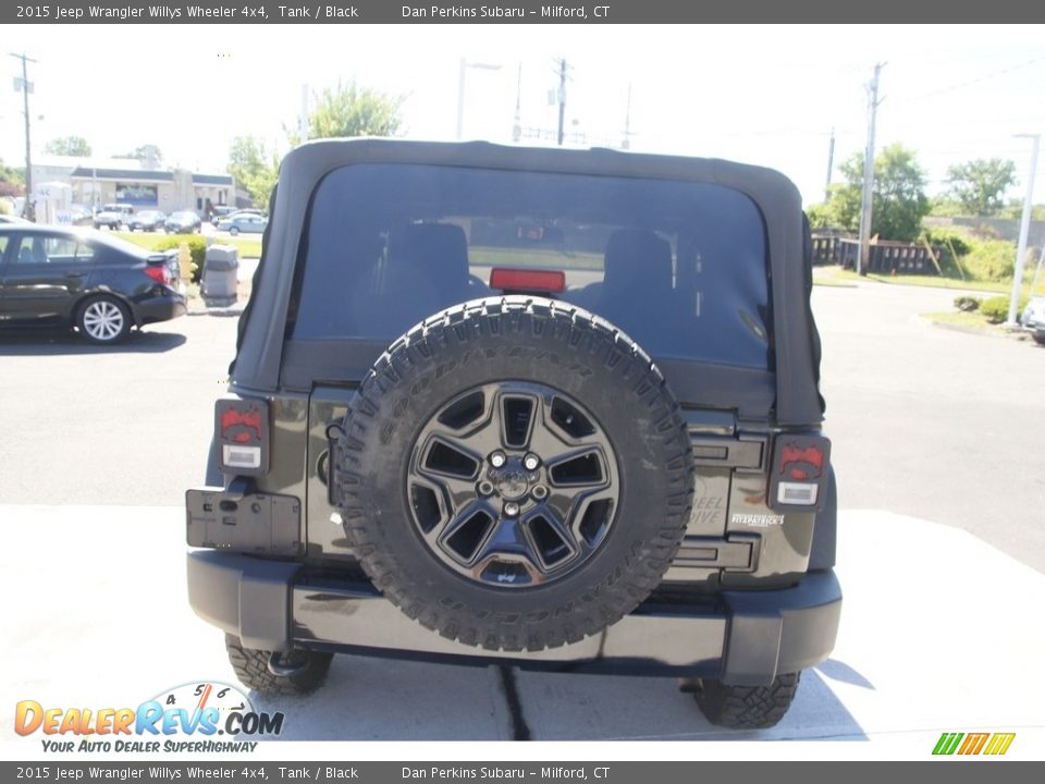 2015 Jeep Wrangler Willys Wheeler 4x4 Tank / Black Photo #6