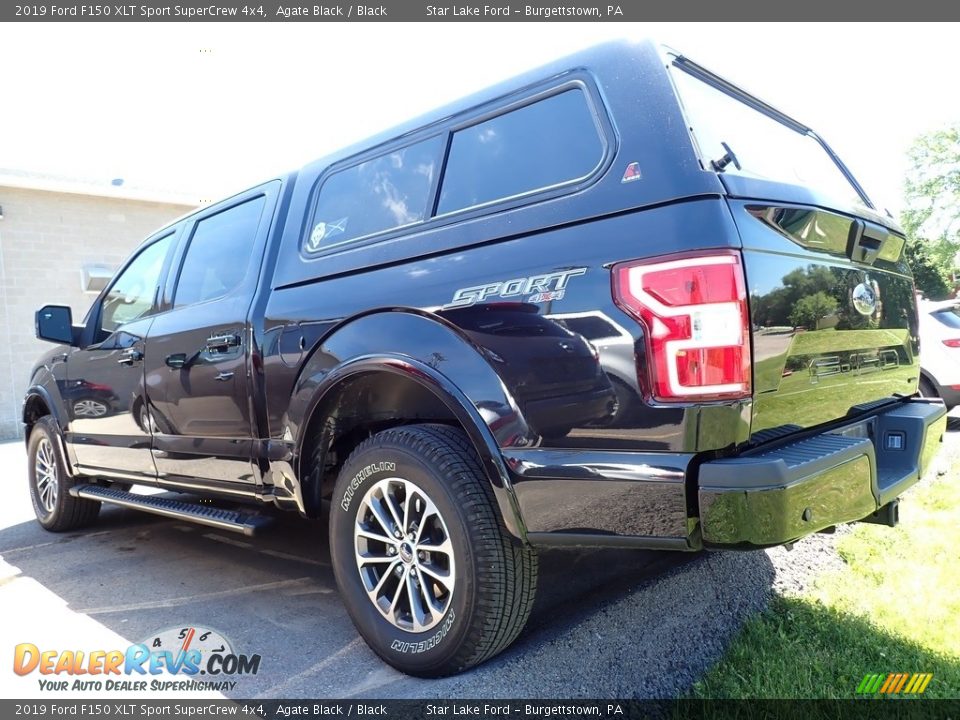 2019 Ford F150 XLT Sport SuperCrew 4x4 Agate Black / Black Photo #2