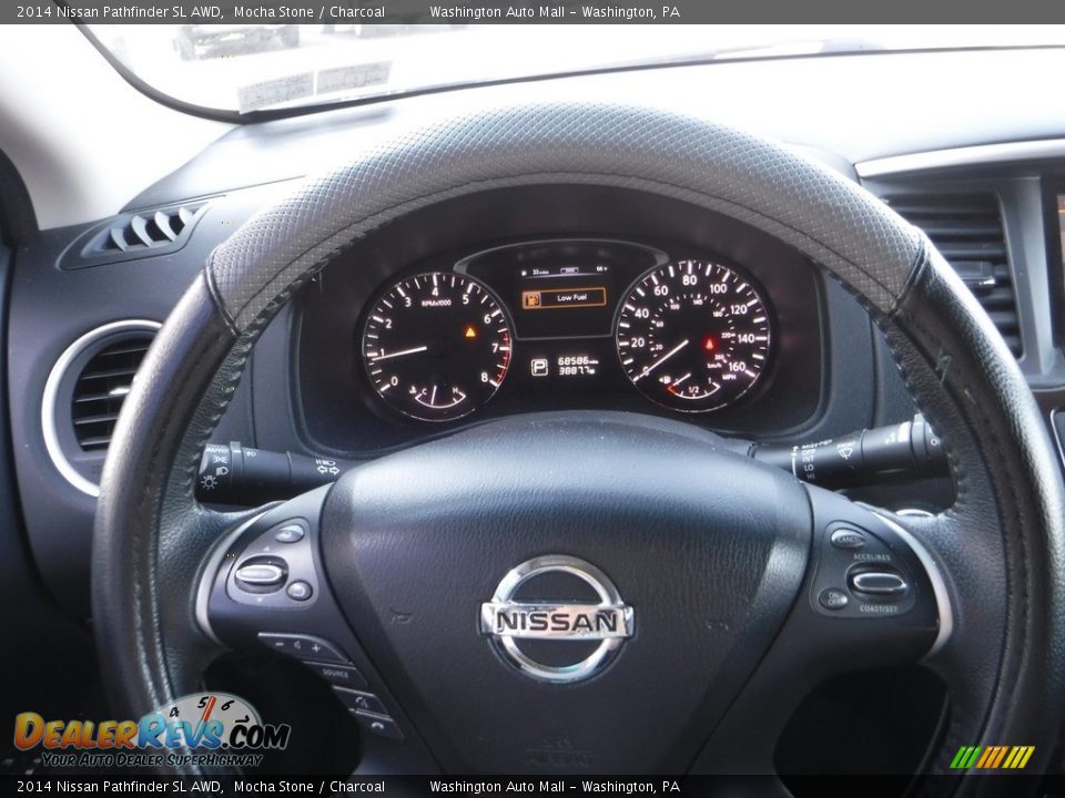 2014 Nissan Pathfinder SL AWD Mocha Stone / Charcoal Photo #22