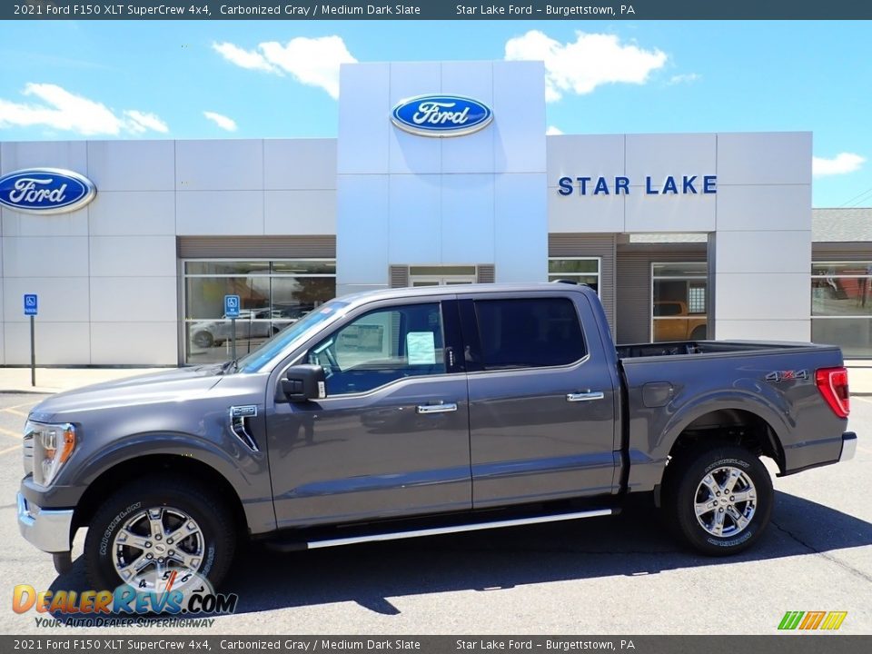 2021 Ford F150 XLT SuperCrew 4x4 Carbonized Gray / Medium Dark Slate Photo #1