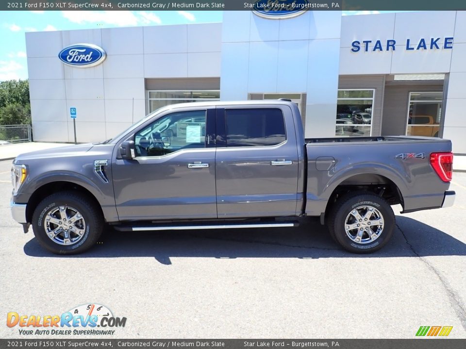 2021 Ford F150 XLT SuperCrew 4x4 Carbonized Gray / Medium Dark Slate Photo #2