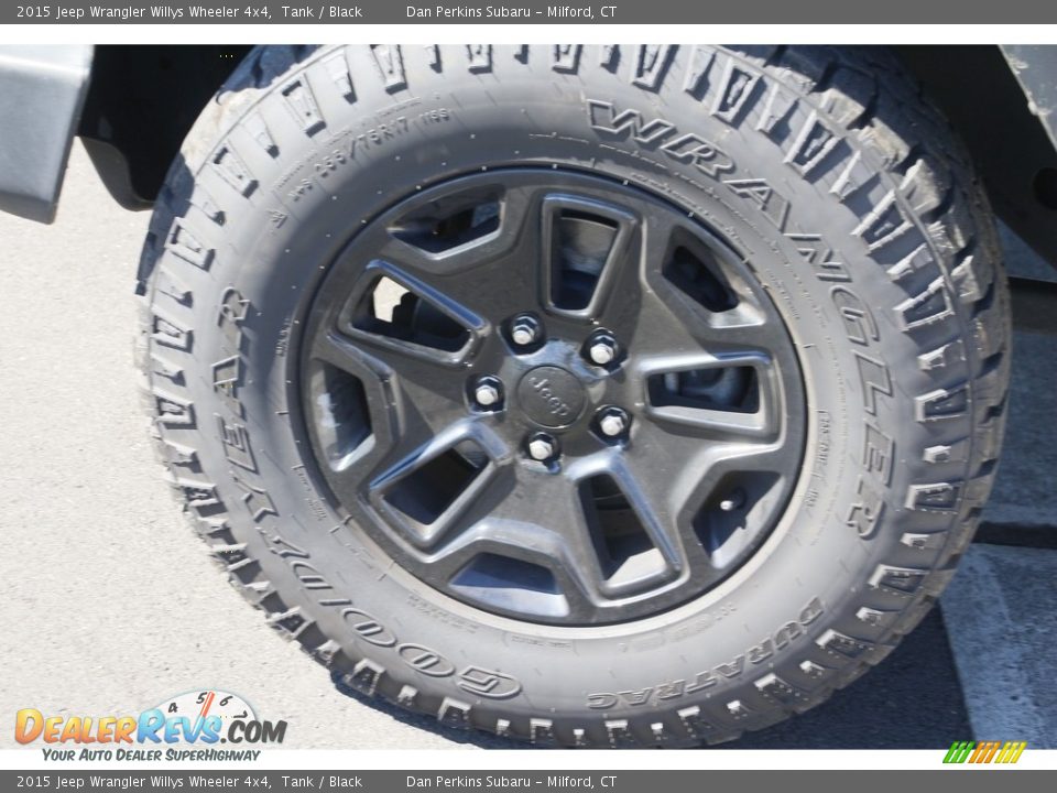 2015 Jeep Wrangler Willys Wheeler 4x4 Tank / Black Photo #18