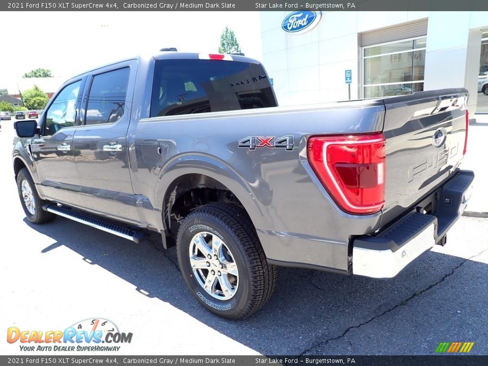 2021 Ford F150 XLT SuperCrew 4x4 Carbonized Gray / Medium Dark Slate Photo #3