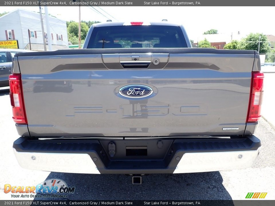 2021 Ford F150 XLT SuperCrew 4x4 Carbonized Gray / Medium Dark Slate Photo #4