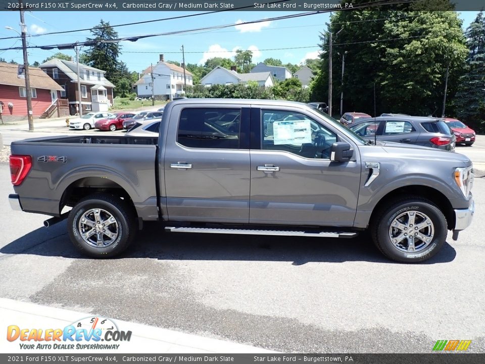 Carbonized Gray 2021 Ford F150 XLT SuperCrew 4x4 Photo #6