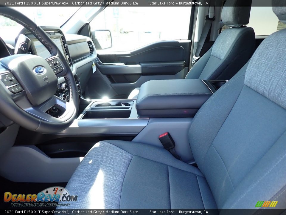 2021 Ford F150 XLT SuperCrew 4x4 Carbonized Gray / Medium Dark Slate Photo #9