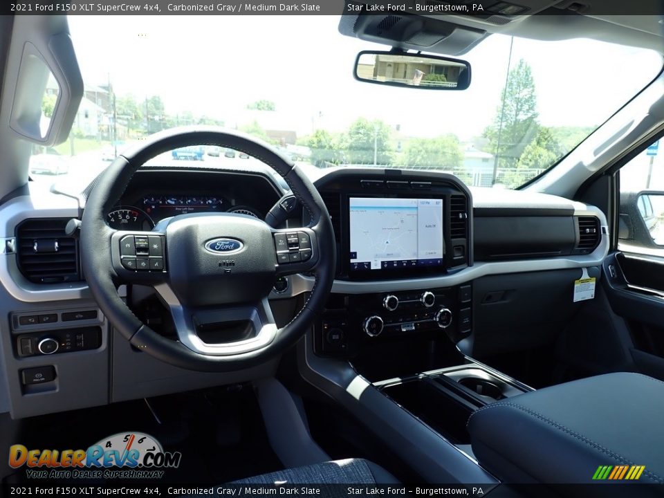 2021 Ford F150 XLT SuperCrew 4x4 Carbonized Gray / Medium Dark Slate Photo #11
