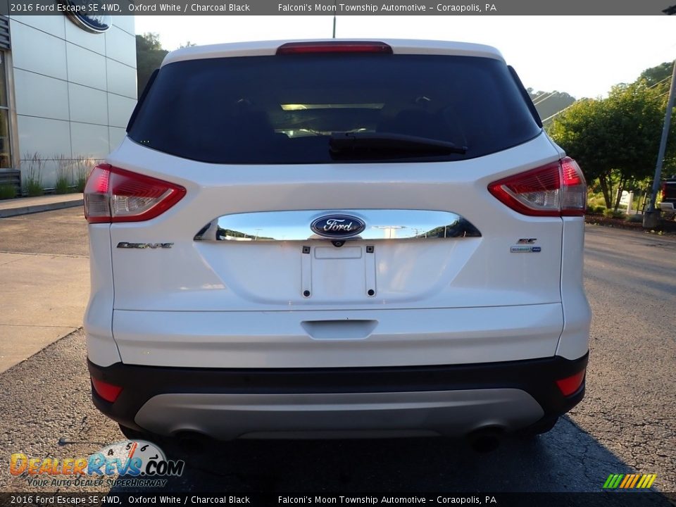 2016 Ford Escape SE 4WD Oxford White / Charcoal Black Photo #3