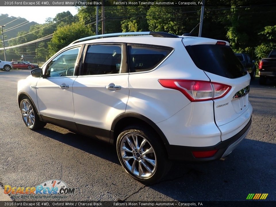 2016 Ford Escape SE 4WD Oxford White / Charcoal Black Photo #5