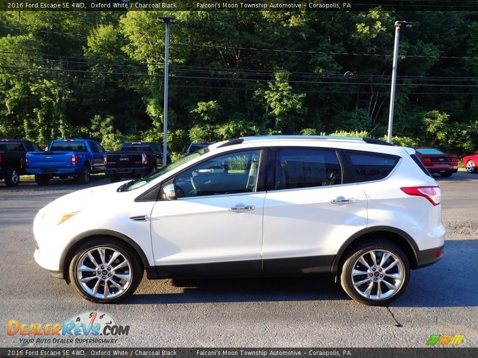 2016 Ford Escape SE 4WD Oxford White / Charcoal Black Photo #6