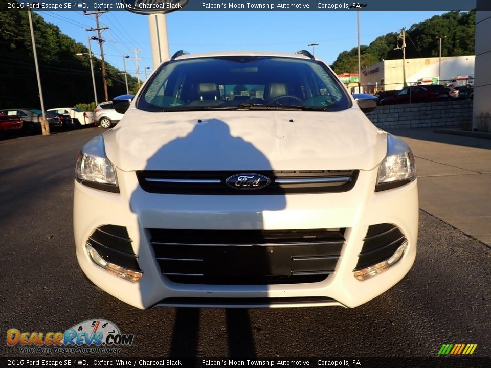 2016 Ford Escape SE 4WD Oxford White / Charcoal Black Photo #8