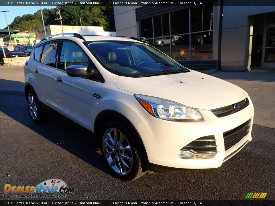 2016 Ford Escape SE 4WD Oxford White / Charcoal Black Photo #9