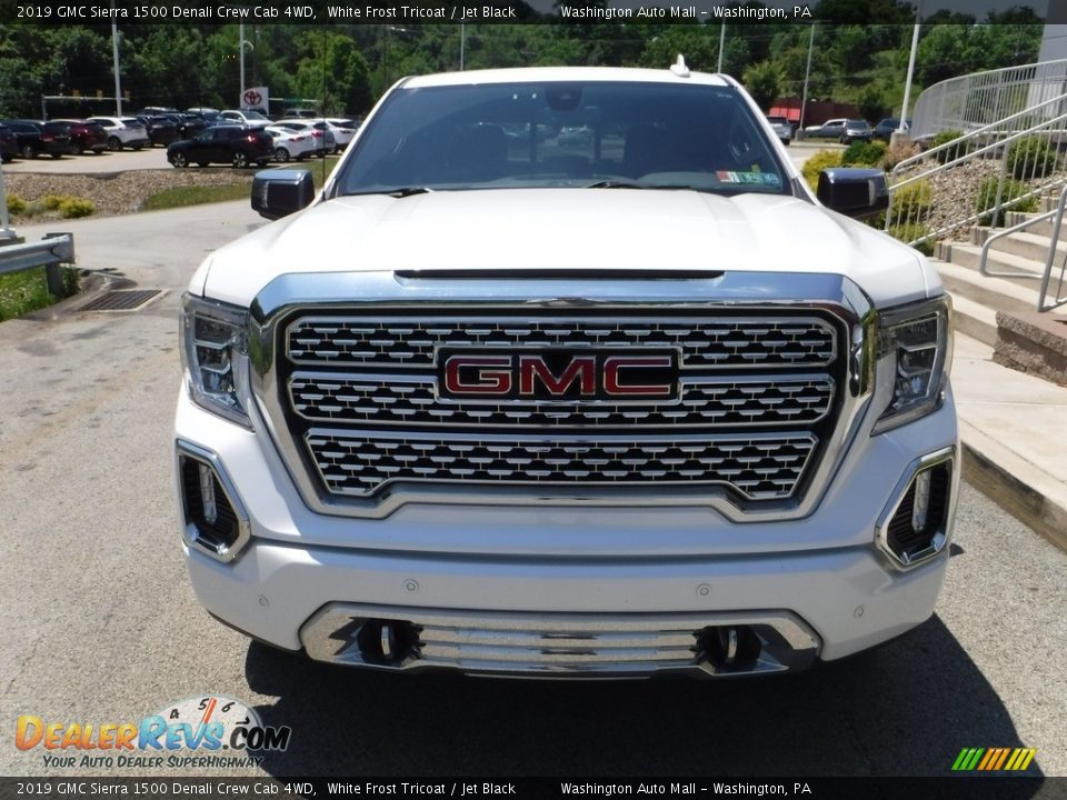 2019 GMC Sierra 1500 Denali Crew Cab 4WD White Frost Tricoat / Jet Black Photo #14