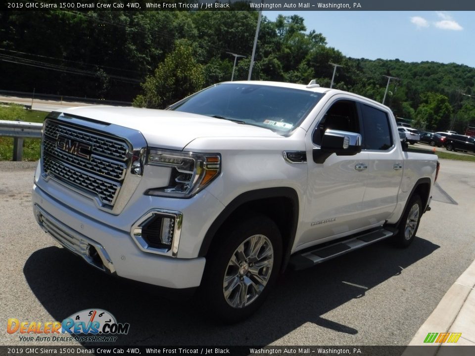 2019 GMC Sierra 1500 Denali Crew Cab 4WD White Frost Tricoat / Jet Black Photo #15